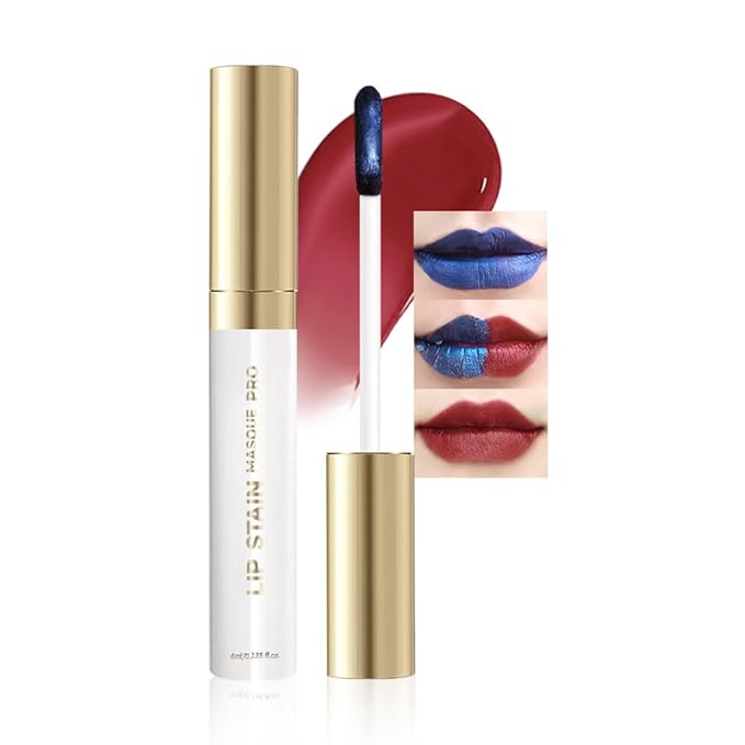 Matte Lip Stain Wipe Off Masque - Peel Off Lip Stain Tattoo,Lip Gloss for All Skin Types, Peel Off Lip Liner Stain Tattoo Long-Lasting Proof Waterproof Smudge(7#warm pink tones)