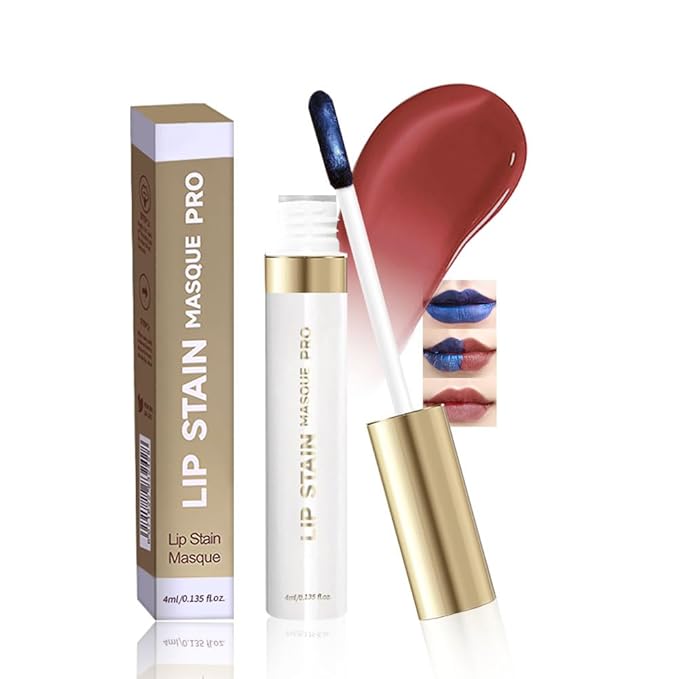 Matte Liquid Lip Gloss Peel Off Masque-Peel Off Lip Stain Tattoo, Long Lasting Waterproof Transfer-proof Lip Mask Lip Stain Peel Off Lip Gloss, Peel Off Lip Tint for Lip Makeup-Mulberry Wine02#
