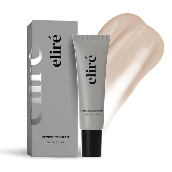 Korean Firming Eye Cream - Instant Lift and Tightening Treatment - Arginine/Lysine Peptides + Ceramide - Reduces Fine Lines, Wrinkles, Under-Eye Bags - Lightweight, Works Under Makeup - 15ml