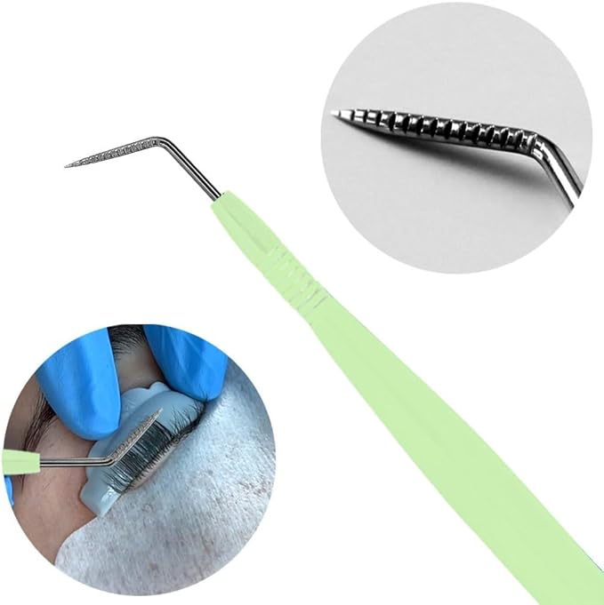 2 Pcs Eye Lash Lift Tool Stainless Steel Y Tool Lash Lift Accessories Precision Lash Lifter Tool - Metal Eye Lash Separator Tool Fine Lash Pro Lash Separator Tool -Professional Lash Supplies Tools