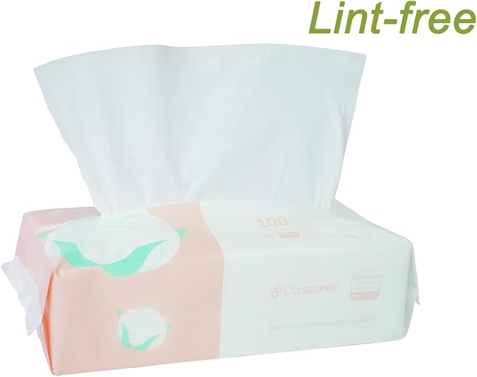 Ultra Soft Dry Baby Wipes Unscented Face Cleansing Multi-Purpose Pure Cotton Tissue (3 PACK-300 count))