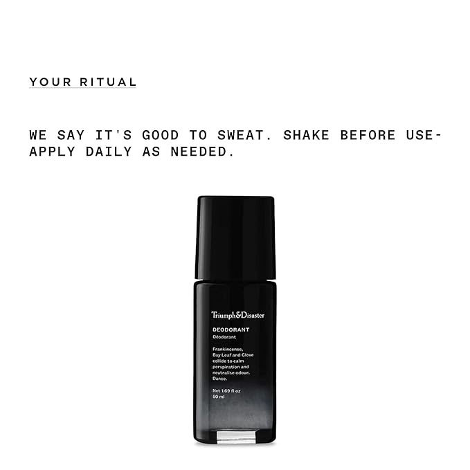 TRIUMPH & DISASTER | Spice Deodorant | Roll-On Deodorant for Men - Odor Controlling, 1.69 oz