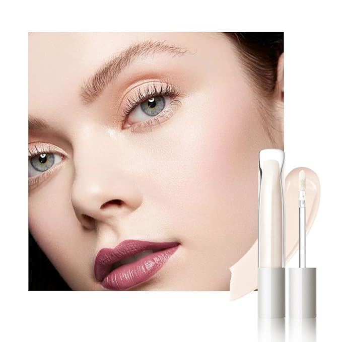 Kaely Liquid Concealer for Older Women, Under Eye Brightener Full Coverage Concealer for Dark Circles, Foundation Face Makeup Lightweight Waterproof, Color Corrector de ojeras, 01 Light