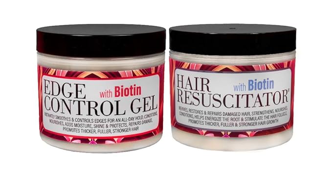 Good2GRO Biotin Edge Control Gel – 4 oz | Instant Hold, Moisture & Shine | Repairs & Restores Thicker, Healthy Edges | Vegan & Cruelty-Free