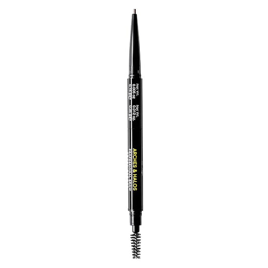 Arches and Halos 2 in 1 Defining Eyebrow Pencil and Powder - Brow Powder with Spoolie Brush - Shape and Fill for Natural Look - Auburn - 0.017 oz