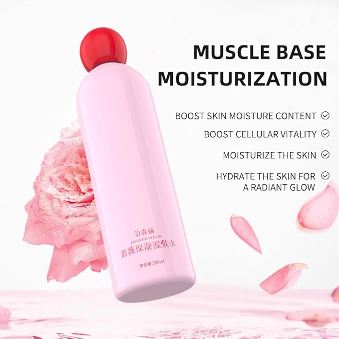 Rose Moisture-retaining Wet Compress Water 260ml Hydrating, Moisturizing, Toning and Wet Compress Water