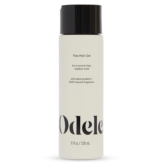 Flex Hair Gel, Flexible Hold Styling Gel with Plant Proteins for All Hair Types + Textures, 8 Fl Oz