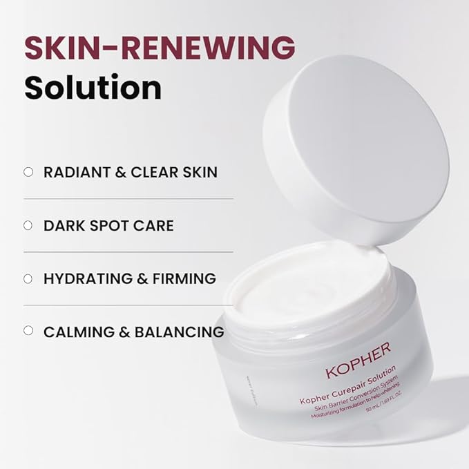 Kopher [4Ever Edition] Solution Cream, facial moisturizer for all skin types 1.69 fl. oz.