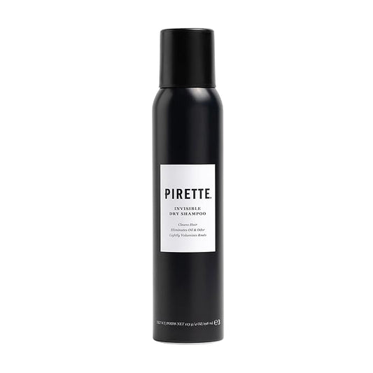 PIRETTE Invisible Dry Shampoo, Women’s Beach Inspired Haircare, Sprays Clear without Residue, Notes of Fresh Coconut, Surf Wax & Sunscreen, 4 Oz