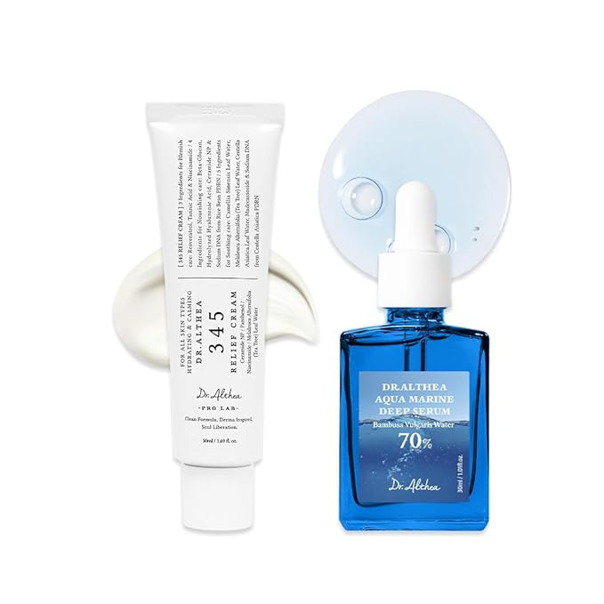 Dr.Althea Post Acne Care Set (Aqua Marine) | Daily Soothing & Deep Hydration Care | Korean Vegan Skincare for All Skin Types