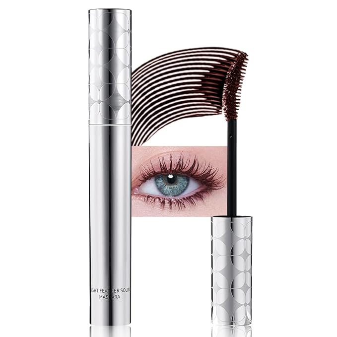 Brown mascara waterproof,Brown Lash Mascara, Flake & Smudge Resistant, Waterproof&Cruelty-Free, Nourishing Formula,hypoallergenic mascara brown