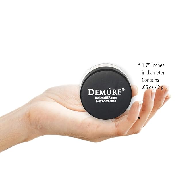 Demure Mineral Makeup | Concealer for Dark Circles | Under Eye Brightening Treatment | Pure Crushed Mineral Formula | Lightweight Loose Powder Coverage