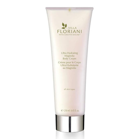 Villa Floriani Ultra Hydrating Body Cream for Dry Skin Handcrafted in Italy | Body Moisturizer for Women with Magnolia & Centella | Firming Treatment, Vegan Moisturizing Formula, Natural Ingredients