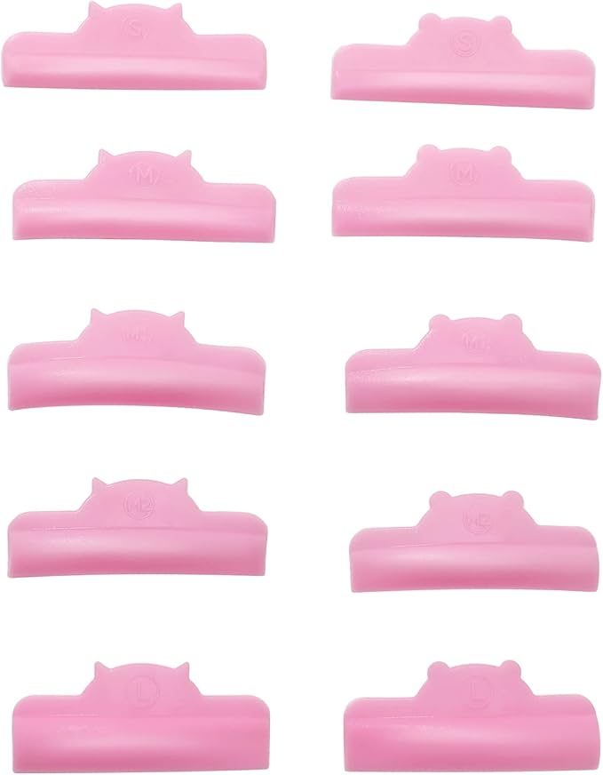 Lash Lift Pad Natural Lifting Eyelash Perm Rod Eyelash Lifting Shields Soft U Curl Lami Lamination Roller with Y Brush Silicone Under Eye Patch Ribbon Cover Compensator Cute Cat Eye Perming Result