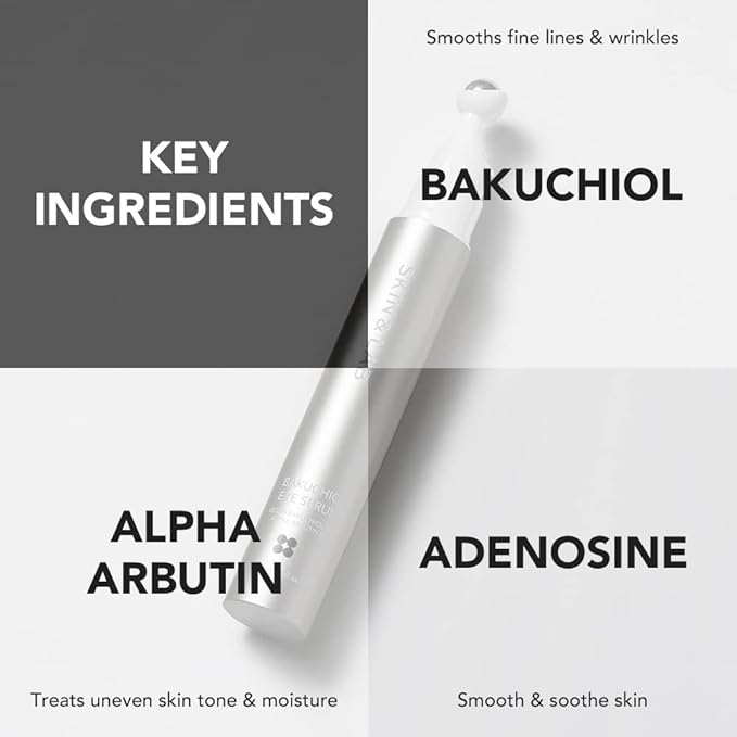 [SKIN&LAB] Brightening and Eye Wrinkle Care Skincare Set: Includes Vitamin C Serum and Bakuchiol Eye Serum