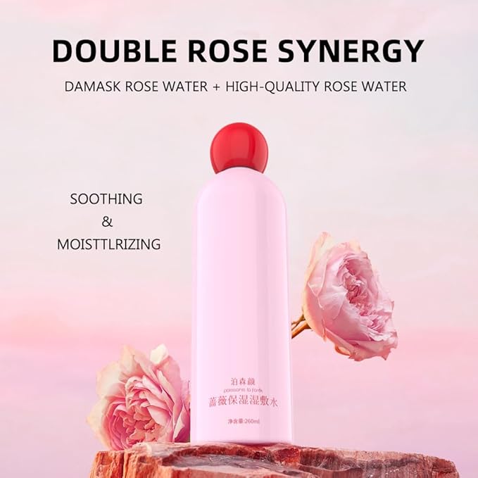 Rose Moisture-retaining Wet Compress Water 260ml Hydrating, Moisturizing, Toning and Wet Compress Water