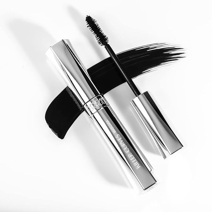 Physicians Formula Killer Curves Curling Mascara, Black, Full-Volume Lash-Lifting, Dermatologist Approved, Clinically Tested, Ophthalmologist Approved, Cruelty Free, Vegan