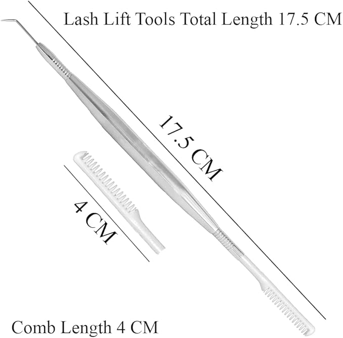 Lash Lift Tool Stainless Steel Lash Pick For Lash Lift Isolator Tool Eye Lash Lift Tools Kit Metal Lash Comb For Eyelash Accessories With Eyelashes Lifting Tools For Paint Eyelashes Lash Separation