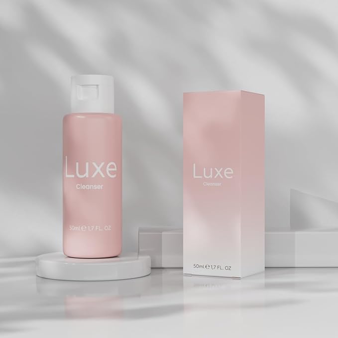 Luxe Cosmetics Cleanser for Lashes - Remove the Makeup, Pollutants, Oils, and Debris from your Skin and Lashes - Oil Free- 100% Vegan, Suitable for Even the Most Sensitive Eyes and Allergy-Friendly