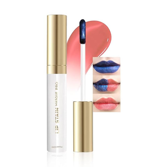 Matte Lip Stain Wipe Off Masque - Peel Off Lip Stain Tattoo,Lip Gloss for All Skin Types, Peel Off Lip Liner Stain Tattoo Long-Lasting Proof Waterproof Smudge(1#Warm Terracotta)