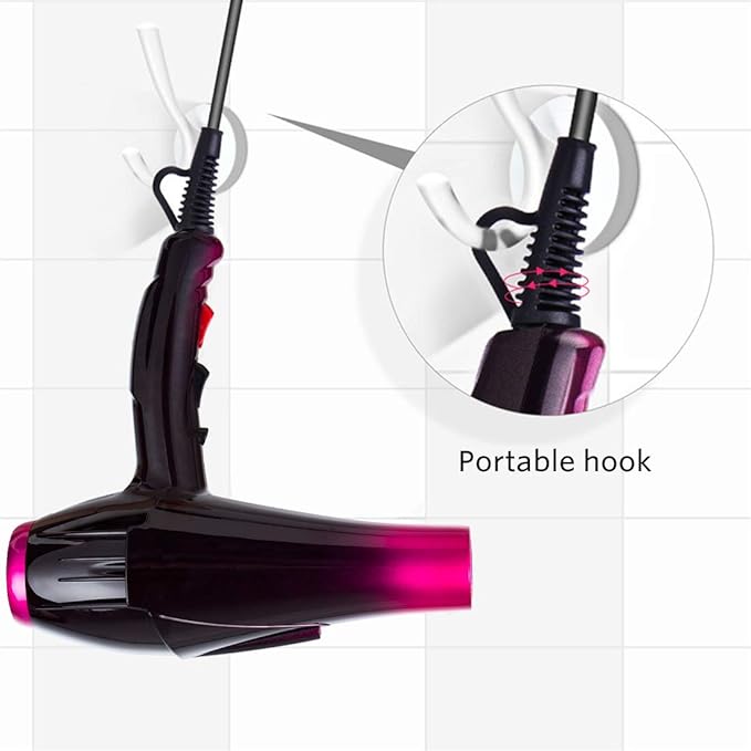 Mannice Hair Dryer, 3500 Watt Professional Salon Ionic Blow Dryer with AC Motor, 3 Heat Settings, 2 Speeds, Cool Shot Button, Tourmaline Ceramic, Concentrator & Diffuser Attachments, Purple, 110V