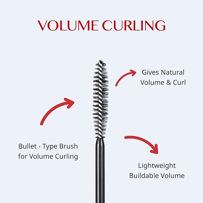 CLIO Kill Lash Superproof Mascara, Waterproof Mascara Black, Volumizing for Natural Curling Eyelash, Long-Lasting, Clump & Smudge-Free, for Sensitive Eyes, Korean Makeup Beauty (002 Volume Curling)