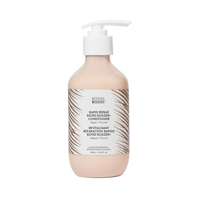 BONDIBOOST Rapid Repair Bond Builder + Conditioner for Damaged Hair [10.14 fl oz], Strengthen + Hydrate + Restores Hair Health with Deep Conditioning Treatment