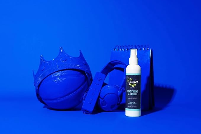 YOUNG KING HAIR CARE Kids Conditioning Detangler For Boys | Smooths and Softens Natural Curls | Plant-Based and Harm-Free (7.5 oz)