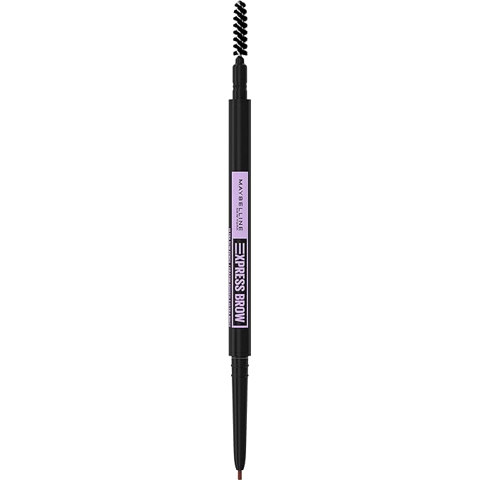 Maybelline Express Brow Ultra Slim Eyebrow Makeup, Brow Pencil with Precision Tip and Spoolie for Defined Eyebrows, Auburn, 1 Count