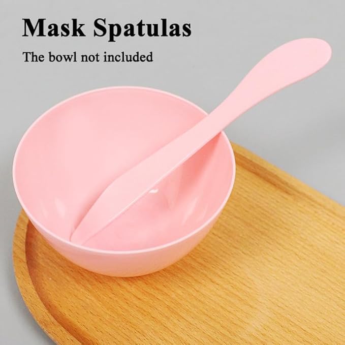 12pcs 24pcs 50pcs Cosmetic Spatula for Face Mask Cream Lotion Stick Plastic Spoon Disposable Scoop Makeup Tool for Easy Mixing, Sampling, Waxing DIY Facial Lip Mask Stick (50pcs (8 colors))