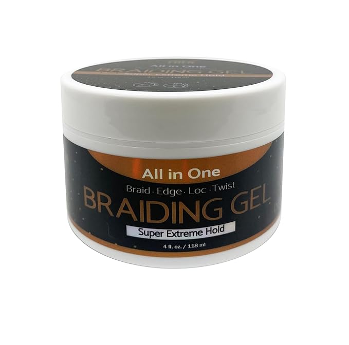 EDEN Braiding Gel (4 Fl Oz) | No Flaking or Whitening