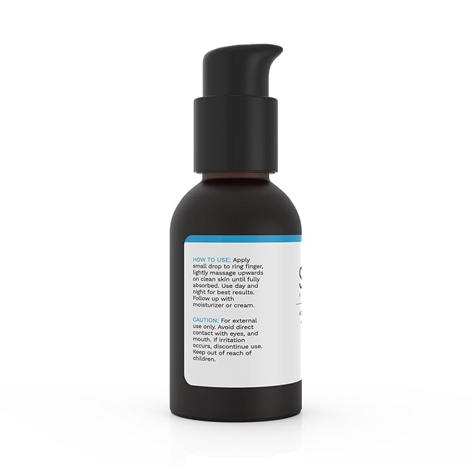 Sapo Eye Serum for Dark Circles and Puffiness, Peptide Eye Gel with Hyaluronic Acid, Vitamin C, Chamomile, and Bergamot, Brighten and Smooth Under Eyes, 1 oz