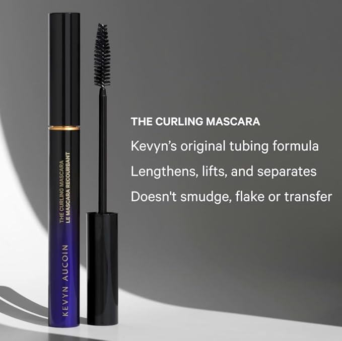 Kevyn Aucoin The Curling Mascara, Black: Classic volume brush. Tubing tech. All day wear. Clump & flake free. Pro makeup artist go to for volume, thick and separate lashes. Easy removal with water. Black 0.18 Ounce (Pack of 1)