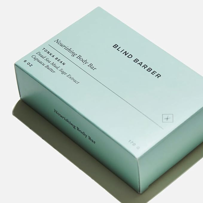 Blind Barber Nourishing Bar Soap for Men - Hydrating Body Bar Soap - Moisturizing Body Wash That Gently Cleanses & Leaves Skin Moisturized (6 Ounce)