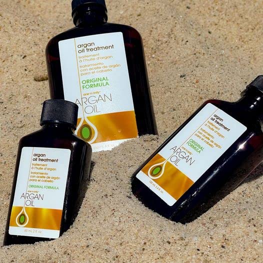 One 'n Only Argan Oil Hair Treatment - Hair Oil Smoothes and Strengthens Dry Damaged Hair, Eliminates Frizz, Creates Brilliant Shines, Non-Greasy Formula, 3.4 Fl. Oz (3 Pack)