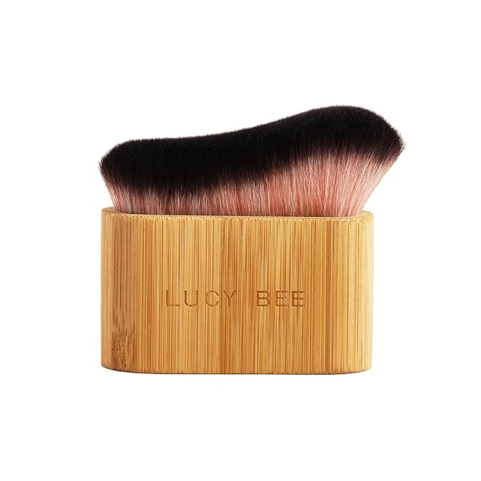 Large Blending Brush for Self Tan and Makeup, Sunless Tanner Kabuki Brush, Streak Free Self Tanning Applicator For Face & Body, Natural Looking Tan