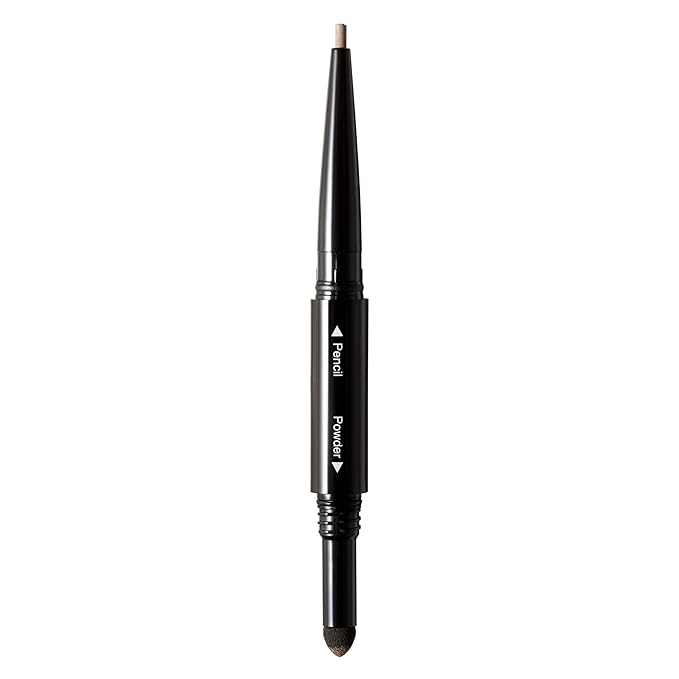 Arches & Halos 2-In-1 Defining Eyebrow Pencil And Powder - Shapes And Fills In Sparse Brows For Natural Look - Soft Textured Powder Formula - Dual Ended With Spoolie Brush - Sunny Blonde - 0.017 Oz