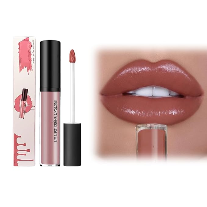 12 Colors Cream Texture Lipstick, 2025 Upgraded Lip Stain Long Lasting Waterproof, Non-Sticky Lip Staining Oil Full Coverage Lips Makeup (7)