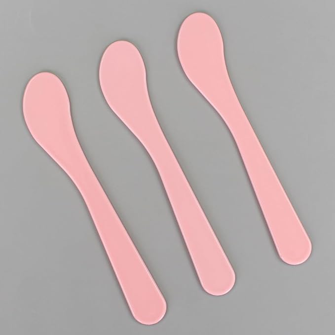 30 Pack Cosmetic Spatula for Makeup Face Mask, Plastic Spoon Disposable Beauty Tools, 6.1"x 1.57", 6 Color, Multipurpose DIY Mixing, Skincare, Sampling, Waxing, Handmade Facial Mask Cream