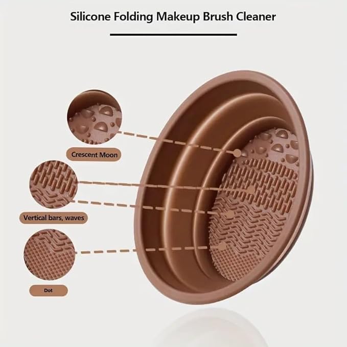 Brown Makeup Brushes Set Professional 47Pcs Premium Synthetic for Foundation Concealer Blush Eyeshadow Powder Contour Makeup Brush Kit Face Eye Make up Brushes & Tools