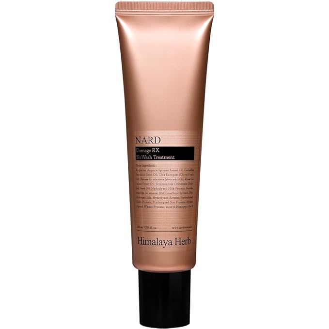 NARD RX Leave in Hair Conditioner for damaged hair/No Wash RX Conditioner, Rinse Free, and Quick Softness (Containing Amino Acids, Protein, Keratin, Silk, 11 Peptides, Vitamin E, and 6 Oils) - 3.38 oz