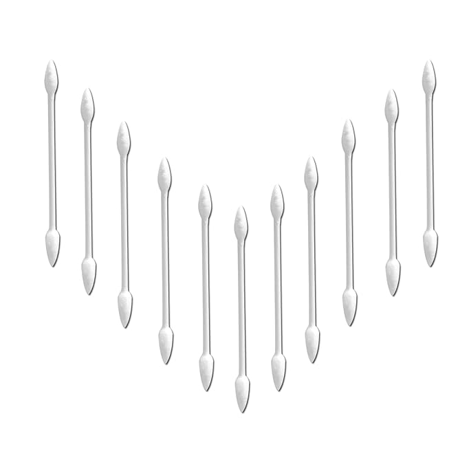 Double Precision tips cotton swabs with Paper Stick, Pointed Cotton Buds for Makeup, 600pcs