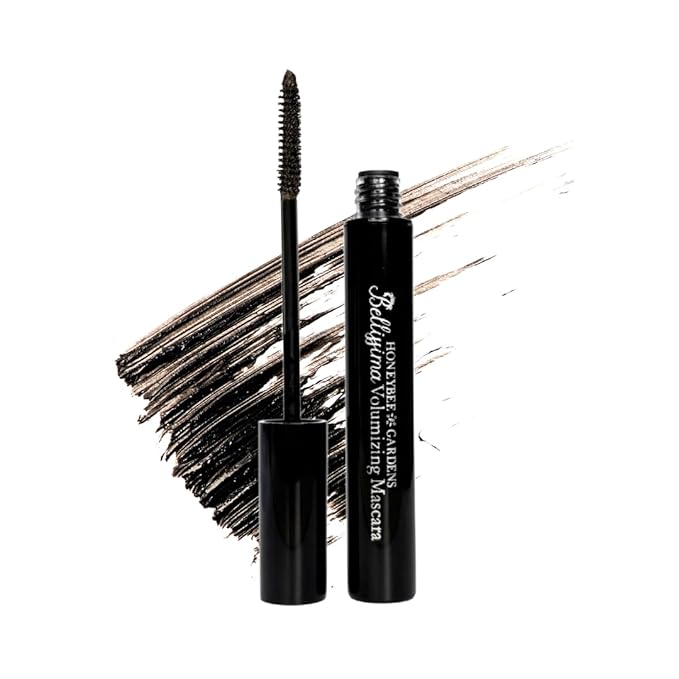 Honeybee Gardens Bellissima Volumizing Mascara In Coffee Bean, Lightweight And Bold, Non-Smudging, Vegan, Gluten-Free, Cruelty-Free, Net Wt. 0.13 oz.