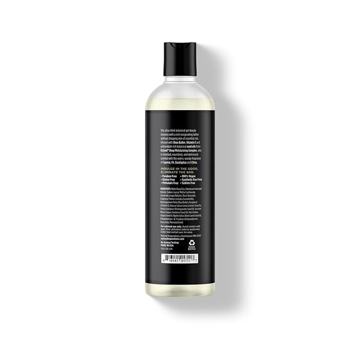 Natural Inspirations Cypres Moisturizing Bath & Shower Gel 12.5 oz