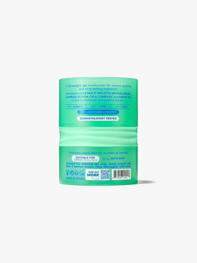Vitamasques Ultra Hydrate Gel Cream - Lightweight Balance, Hydrating & Soothing Moisturizer (1.69 Fl oz)