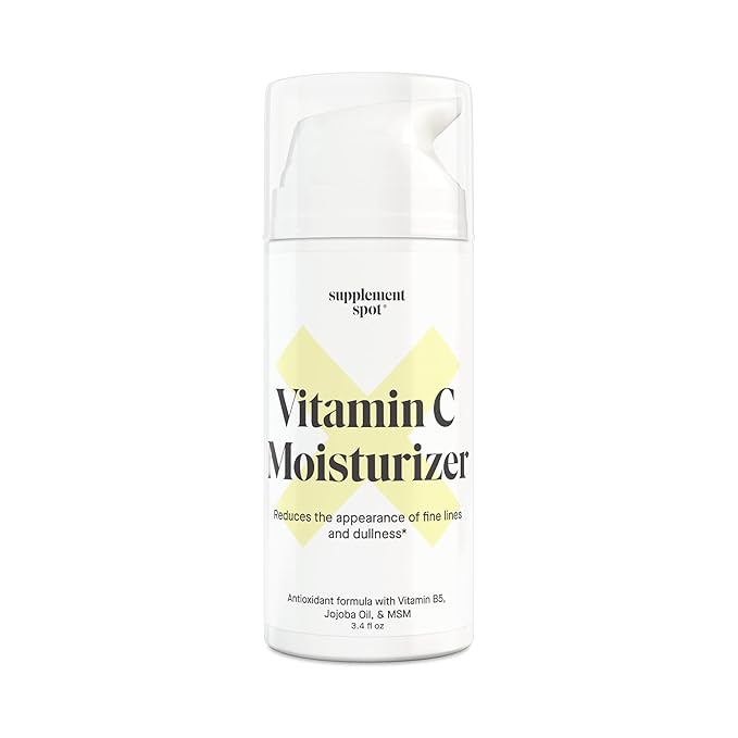 Antioxidant C Moisturizer - Revitalizing Vitamin Lotion w/Vitamin E Oil & Jojoba Oil – Vitamin Face Moisturizer For Fine Lines & Wrinkles - Suitable For All Skin Types