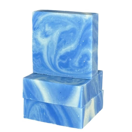 Dr. Wally's Handcrafted Soap Ocean Mist 5 oz Bar, with Shea Butter and enrich with Olive Oil, All Natural - Cold process - 100% Handmade - Made in USA, pack of (3) (ocean mist)