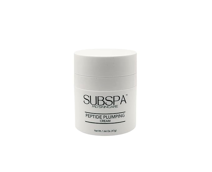 Peptide Plumping Cream – Doctor-Developed Anti-Aging Moisturizer with Peptides, Hyaluronic Acid & Resveratrol – Hydrates, Firms & Smooths Fine Lines – 1.66 oz