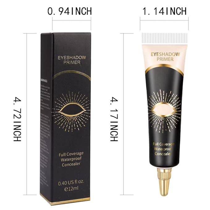 12ML eyeshadow base cream base for eyeshadow concealer Ivory eyeliner cream concealer eye base for eyeshadow (01)
