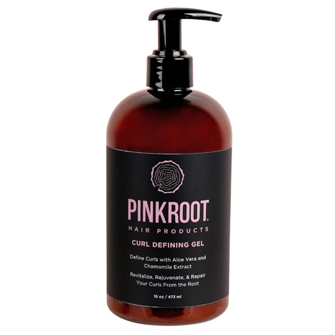 Curl Defining Gel for Curly, Wavy, and Kinky Hair - with Aloe Vera and Chamomile Extract (16 Oz)